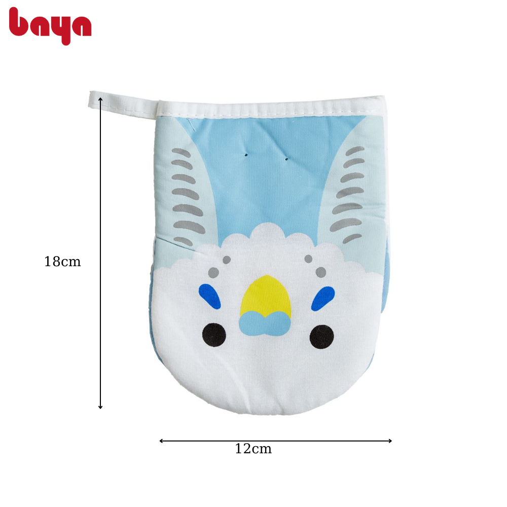 Găng Tay Nhấc Nồi Cotton Chịu Nhiệt BAYA SARA Nhiều Màu, Họa Tiết Chất Liệu Cotton Và Vải Tổng Hợp Dày Dặn Có Quai Treo Nhỏ Dùng Kẹp Quai Nồi, Cạnh Khay, Đĩa