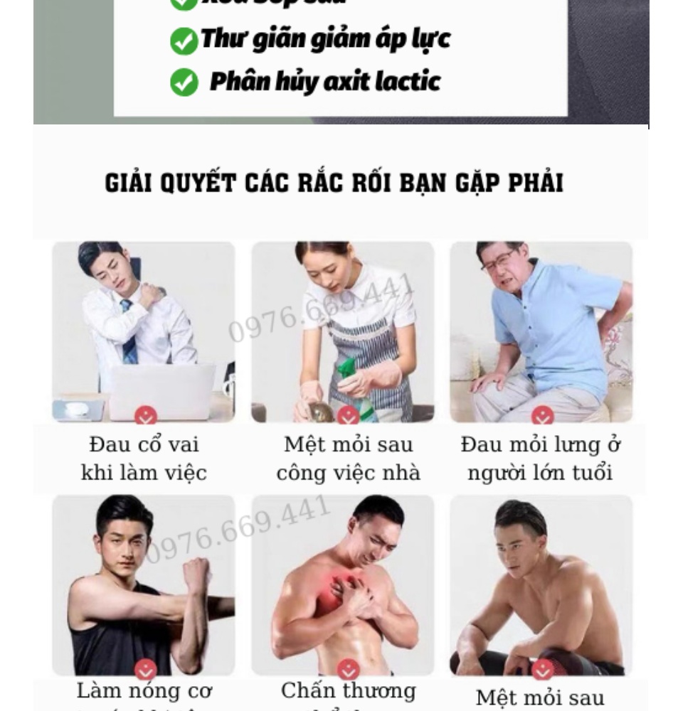 MÁY MASSAGE NHỨC MỎI MINI ĐA NĂNG + BAO CAO SU POWER MEN