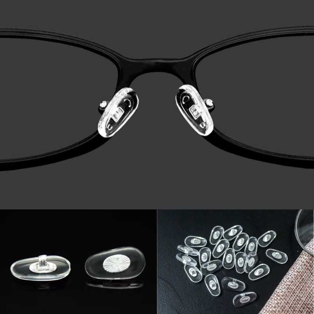 Bộ 3 cặp miếng đệm mũi kính, ve kính chống trơn tuột kính Silicon PK3