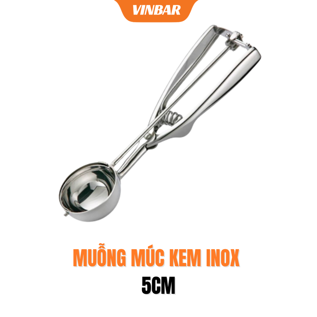 MUỖNG MÚC KEM INOX 5CM (CÁI)