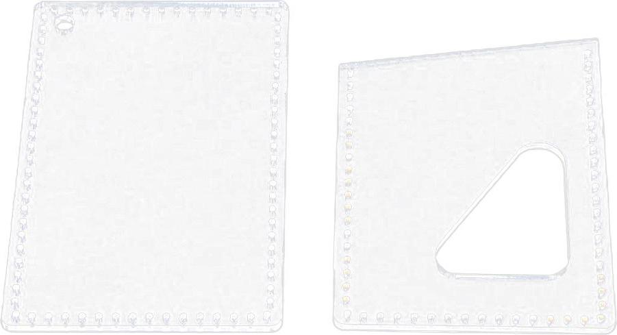 2 Chiếc Thẻ Ốp Lưng Acrylic Da Hoa Văn Thủ Công Stencil Bản Mẫu Tự Làm