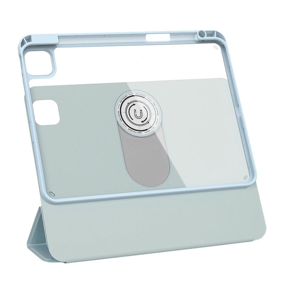 Bao Da cho iPad Pro 11 inch M4 2024 Cao Cấp Xoay 360 hiệu WIWU Rotative Magnetic Case Tháo Rời Kèm Khe Bút Chống Sốc - Hàng chính hãng