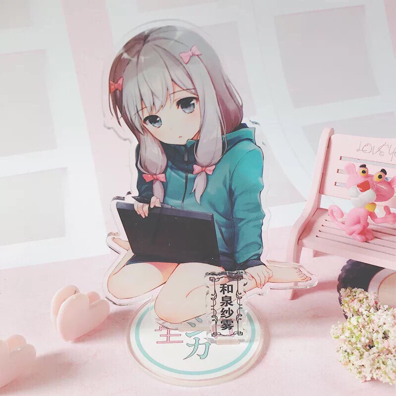 Standee tượng mica trong nhân vật Sagiri Izumi mẫu ngẫu nhiên