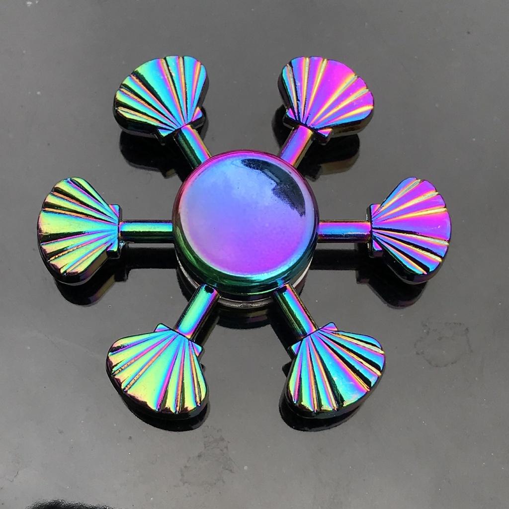 Con Quay Spinner Kim Loại 7 Màu Rainbow