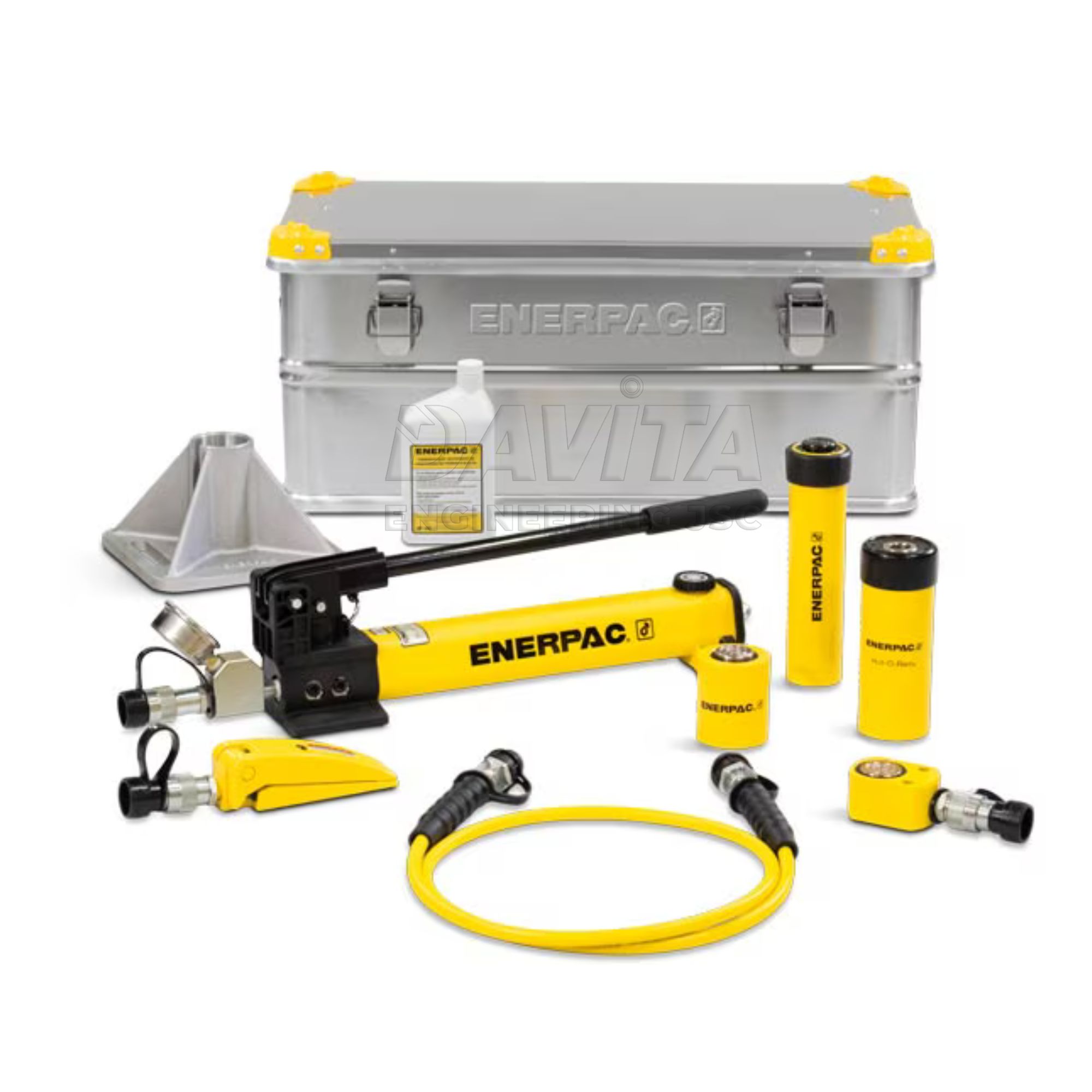 HC7206C Ống thủy lực ENERPAC vỏ nhiệt dẻo áp suất tối đa 700bar, size 1/4 inch, dài 1.8m, 2 đầu gắn nối nhanh CH604