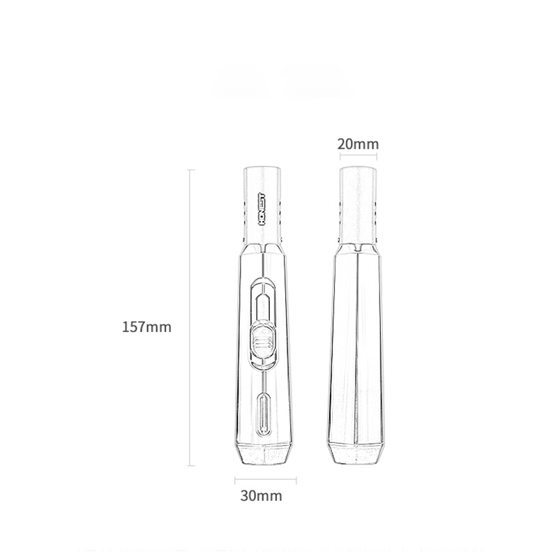 Hột Quẹt Bật Lửa Gas Honest BCZ-783 Khò 1 Tia Mạnh Mẽ Nhìn Rõ Lượng Gas - Nhiều Màu