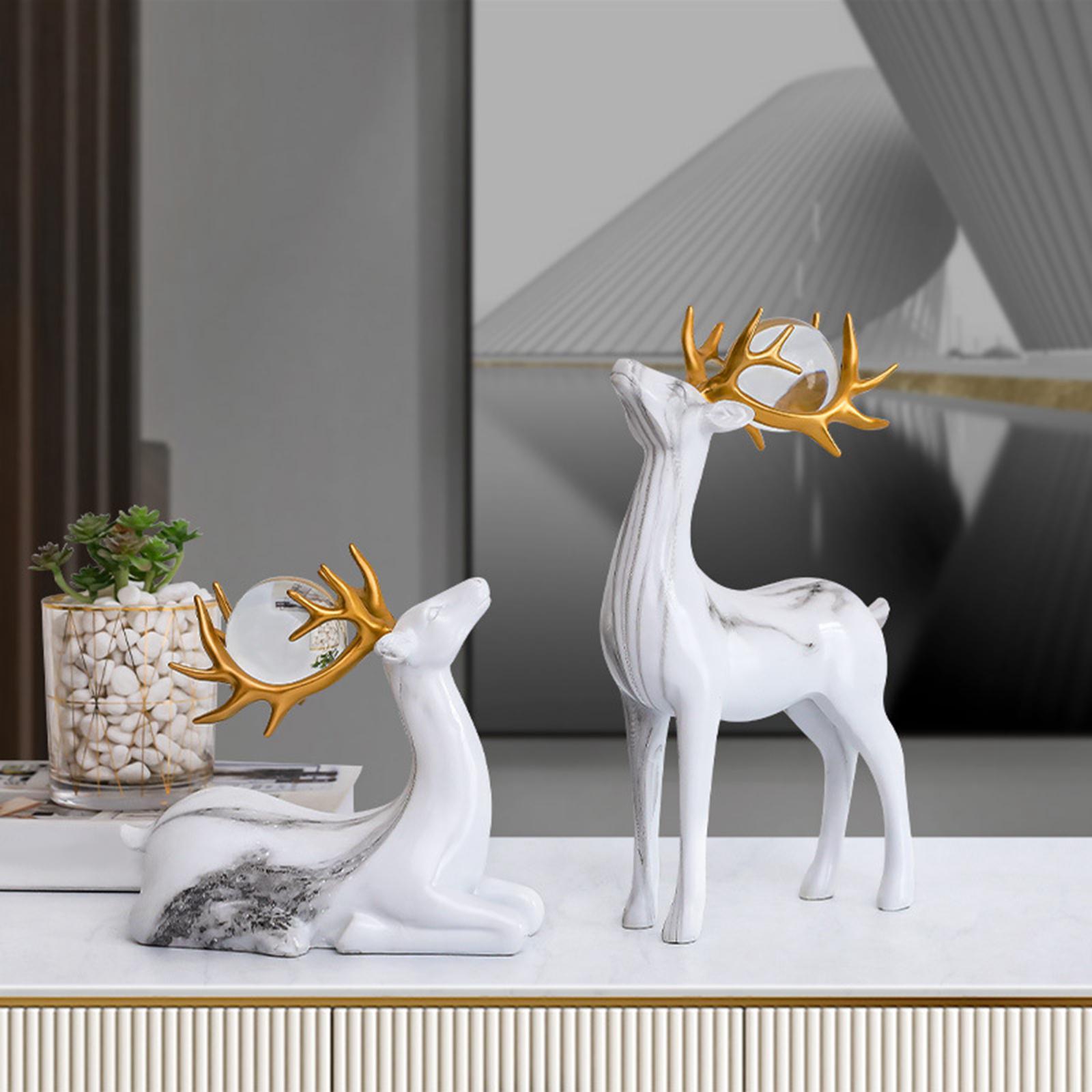 Statue Resin Figurine Sculpture for Bookcase Tabletop Decoration Gift