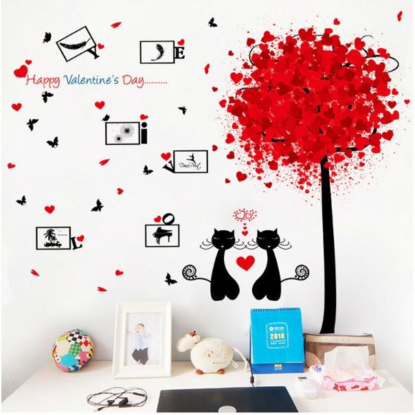 Decal trang trí Happy Valinetine Days A.H