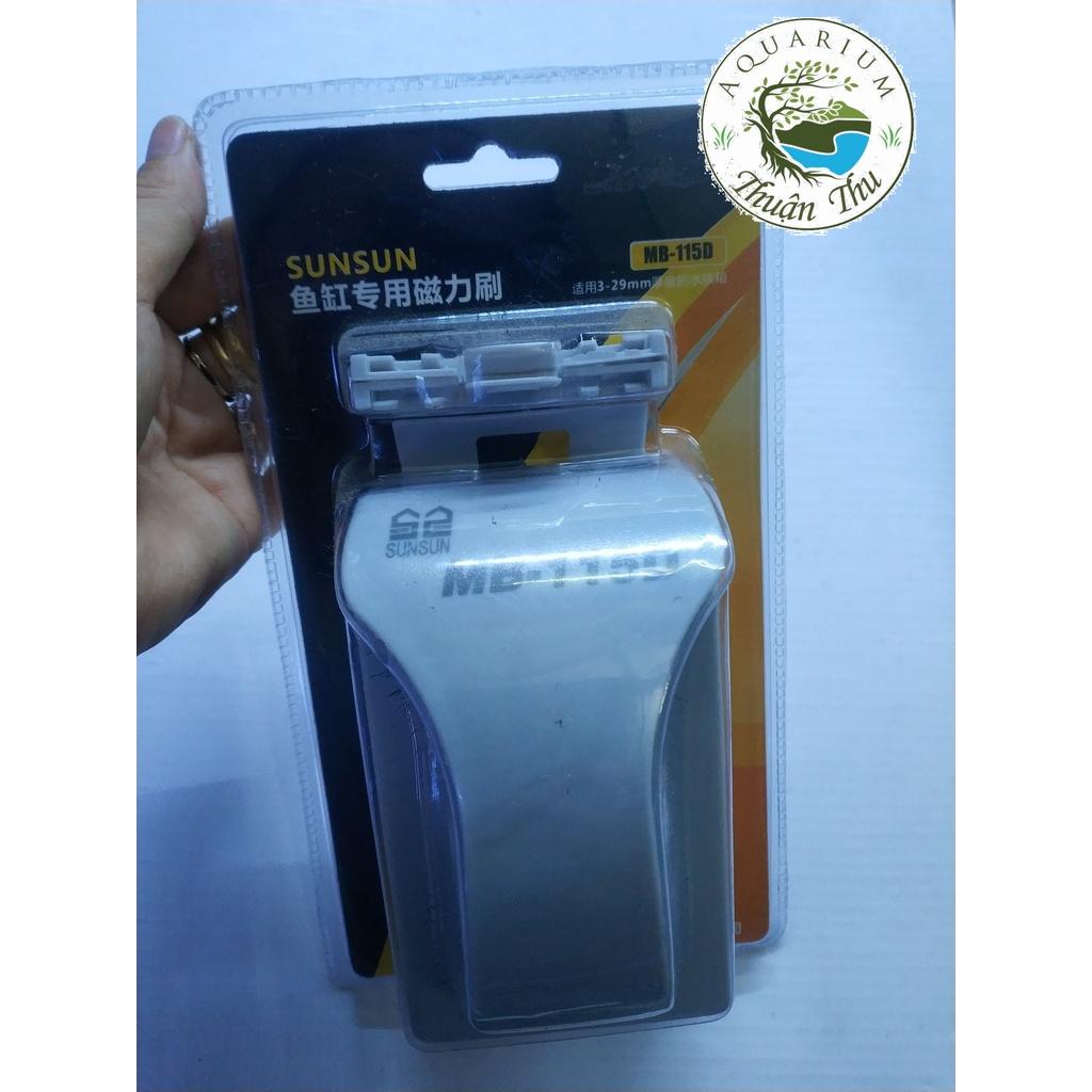 Hít Nam châm chà kính có dao cạo rêu cho bể lớn Sunsun MB115D