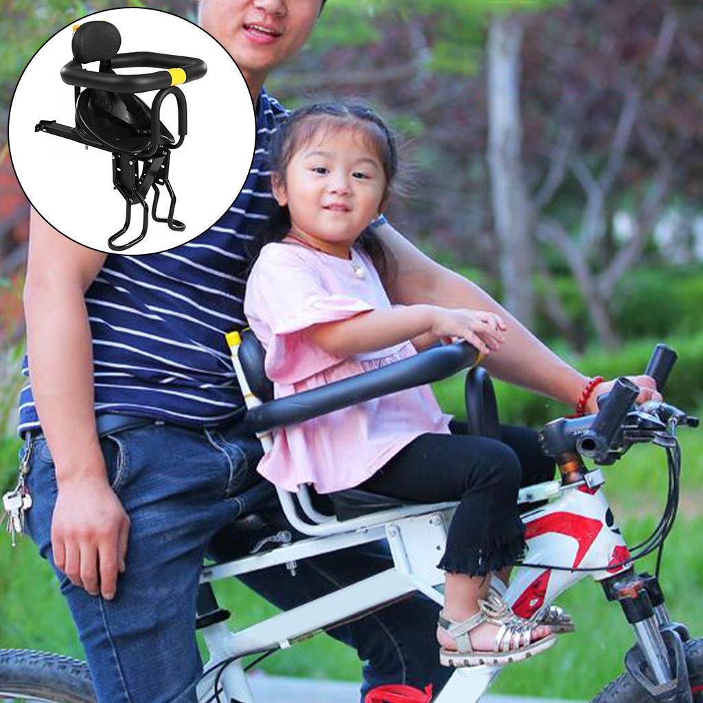 Child Kids Safety Seat for Bike Bicycle Front Mount Stable Carrier & Pedals
