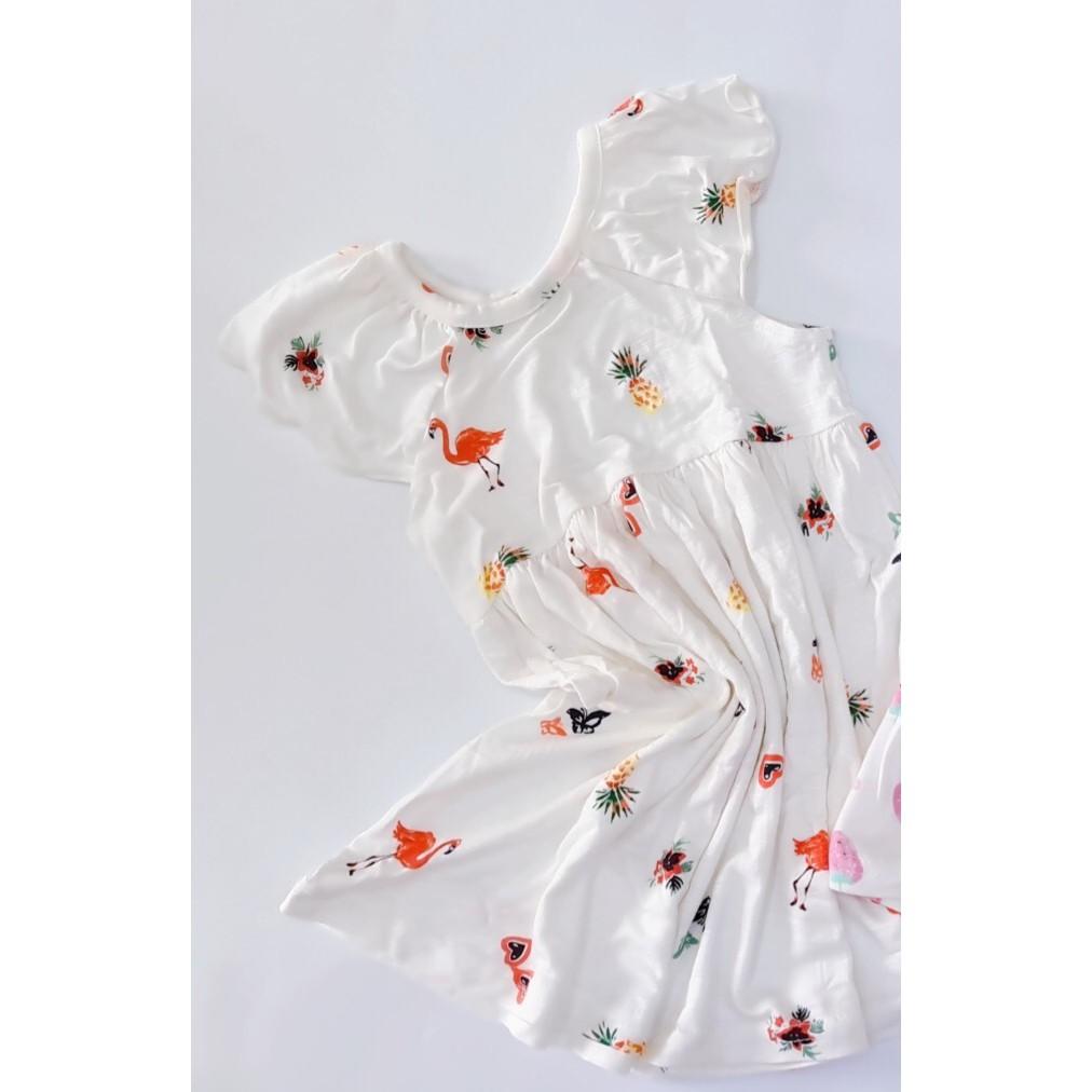 Váy liền chất thun lạnh cho bé từ 6M-4Y