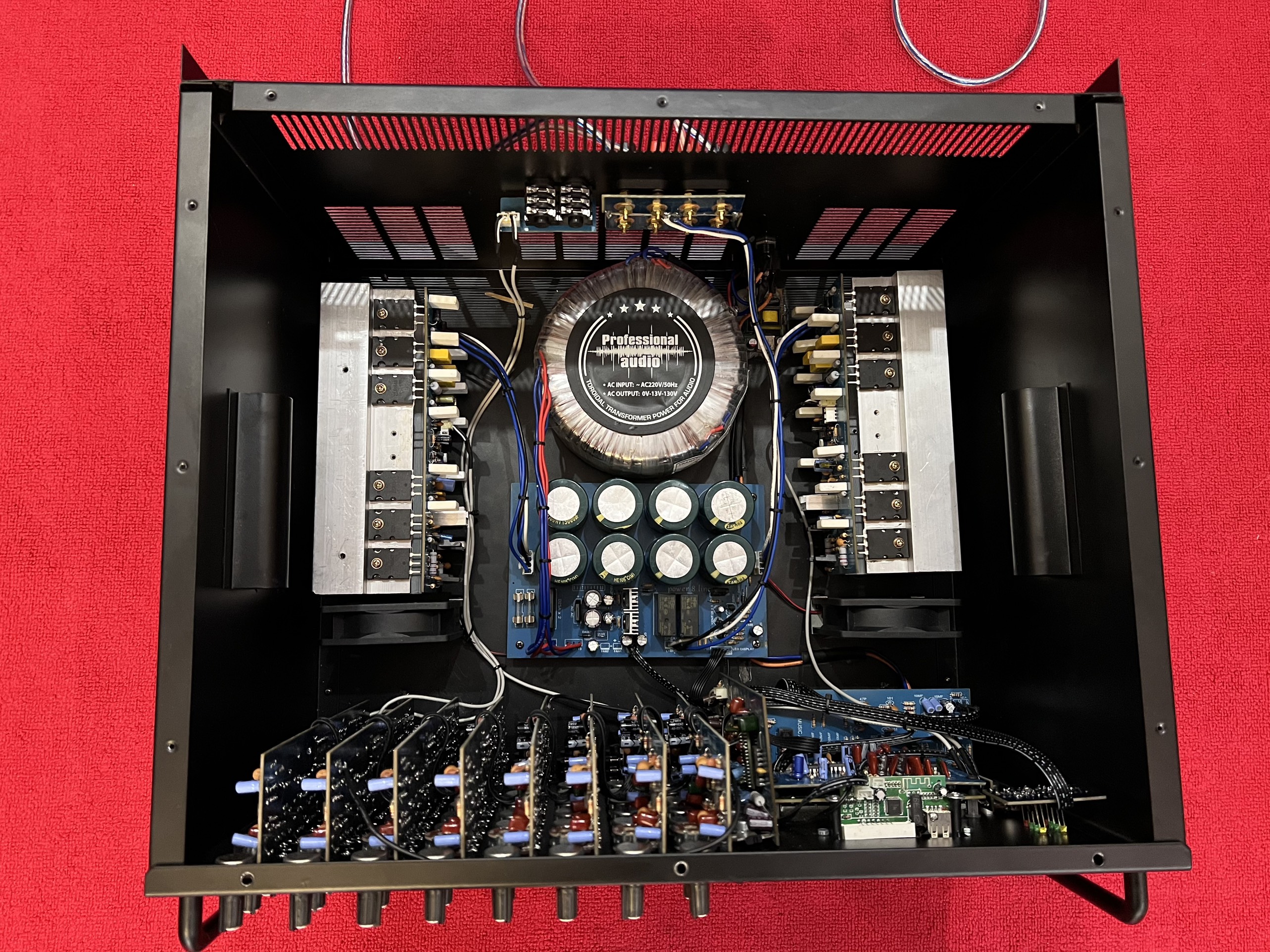 Âmpli liền Mixer công suất lớn 24 sò cao cấp nguồn đồng 100% HTK - 9000EQ Hải Triều