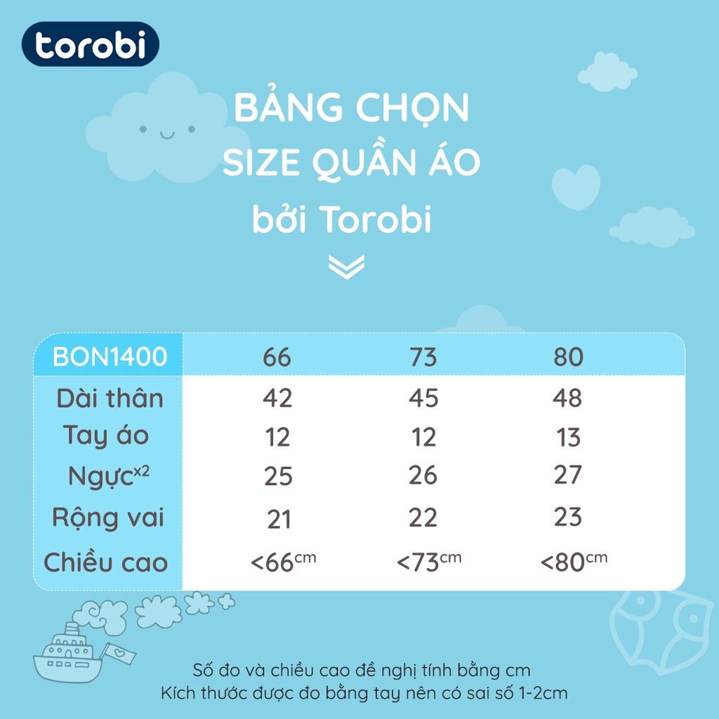 Bodysuit Cho Bé, Body Đùi Torobi Cotton Mềm mại, Thấm Hút Mồ Hôi, Khô Nhanh | 1-12 Tháng