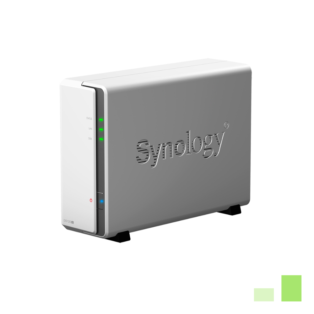 Synology DS120J model 1-bay thiết bị lưu trữ dữ liệu mạng - Hàng Nhập Khẩu Chính Hãng