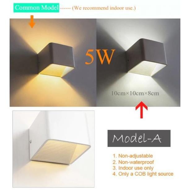 Đèn hắt tường LED chiếu sáng 2 đầu vuông