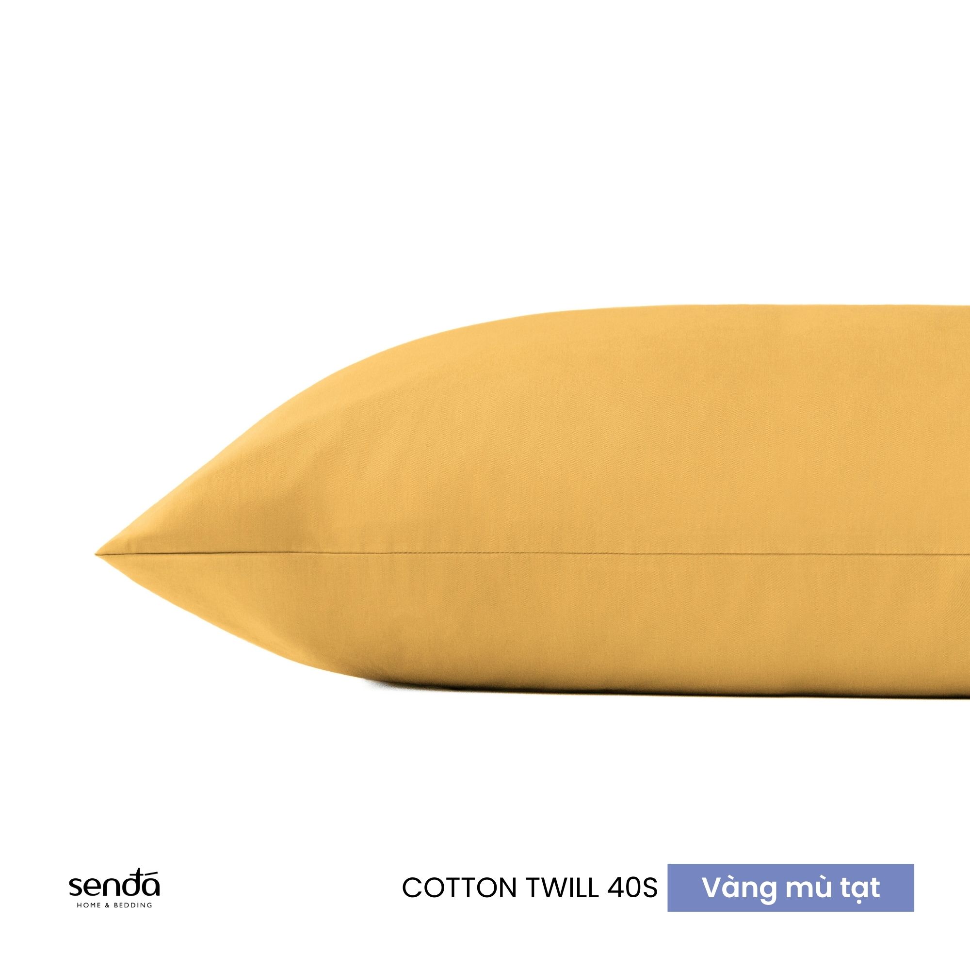 Vỏ gối Cotton Twill Hàn Quốc 50x70 45x65 cm Sen Đá Home Bedding trơn màu, bao áo gối nằm cotton 40s thô lụa cao cấp
