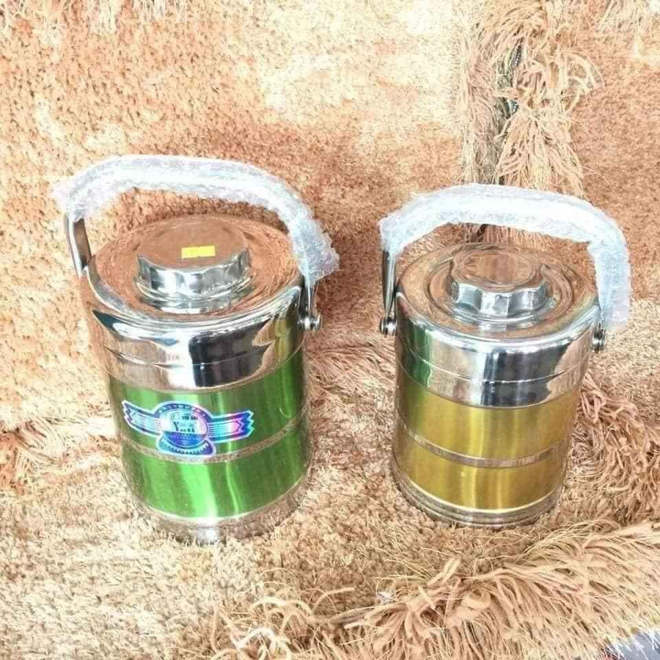Cặp lồng inox 1,4l 3 ngăn hàng xịn