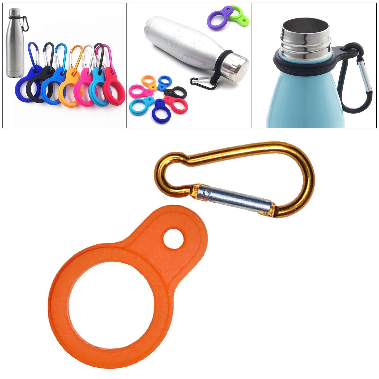 2 Pieces Water Bottle Holder Carabiner Buckle Clip Camping Sports