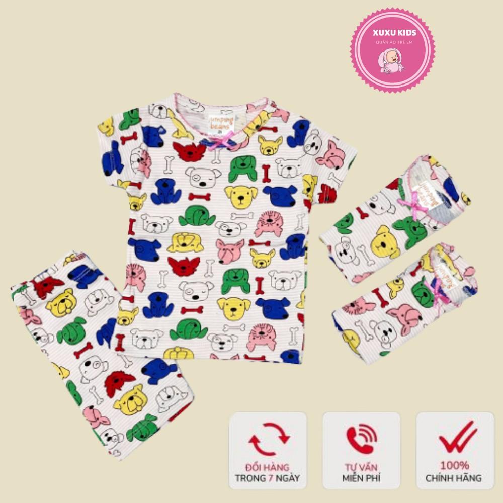 Bộ cộc tay cho bé, quần áo trẻ em cho bé gái Jumming Bean chất cotton cực đẹp Xu Xu Kids size từ 6-18kg