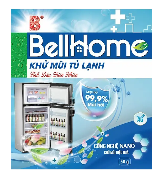 Khử Mùi Tủ Lạnh Công Nghệ Sinh Học Bell Home 50g