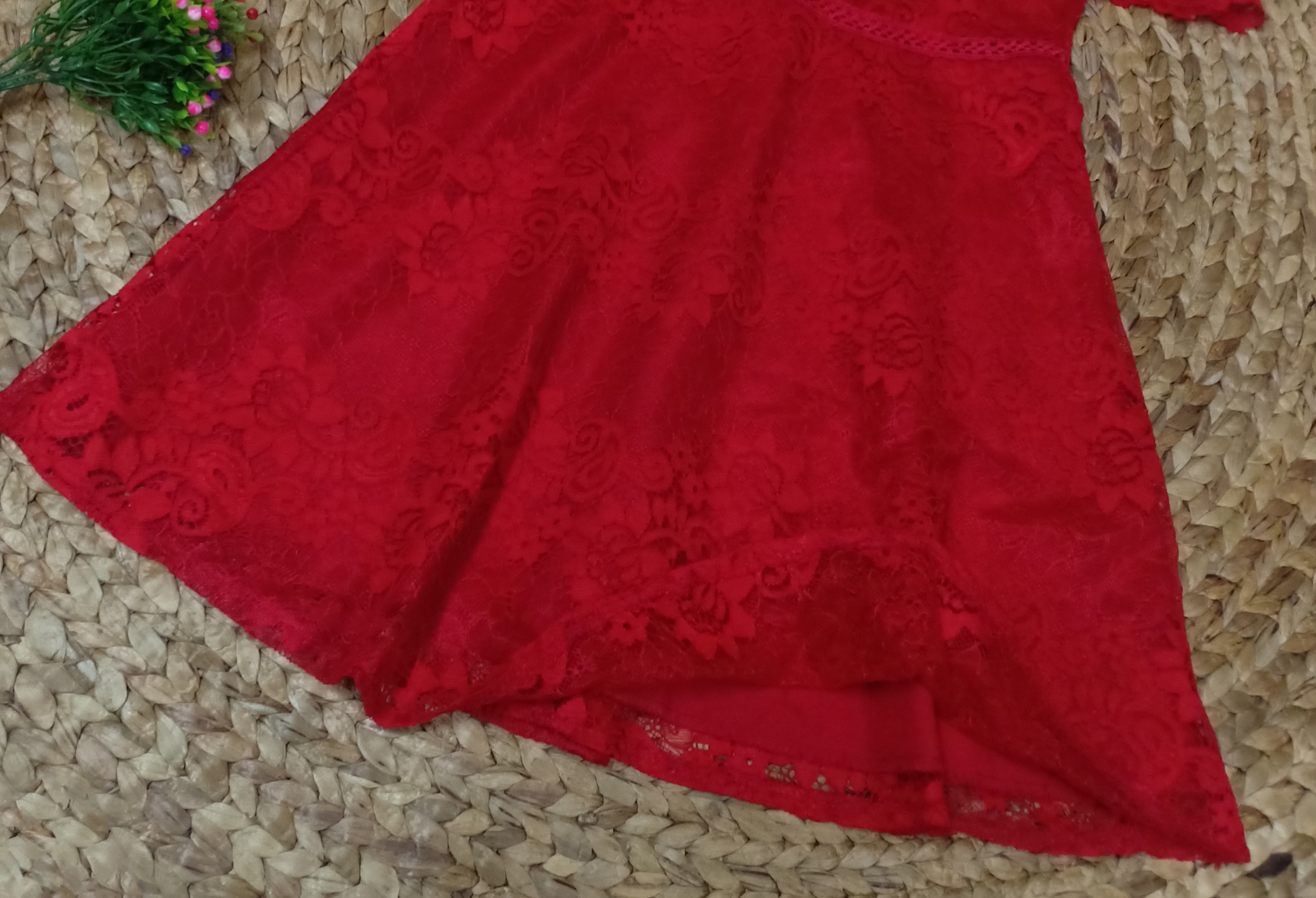 Đầm Ren Trễ Vai Dáng Xòe Cực Xinh