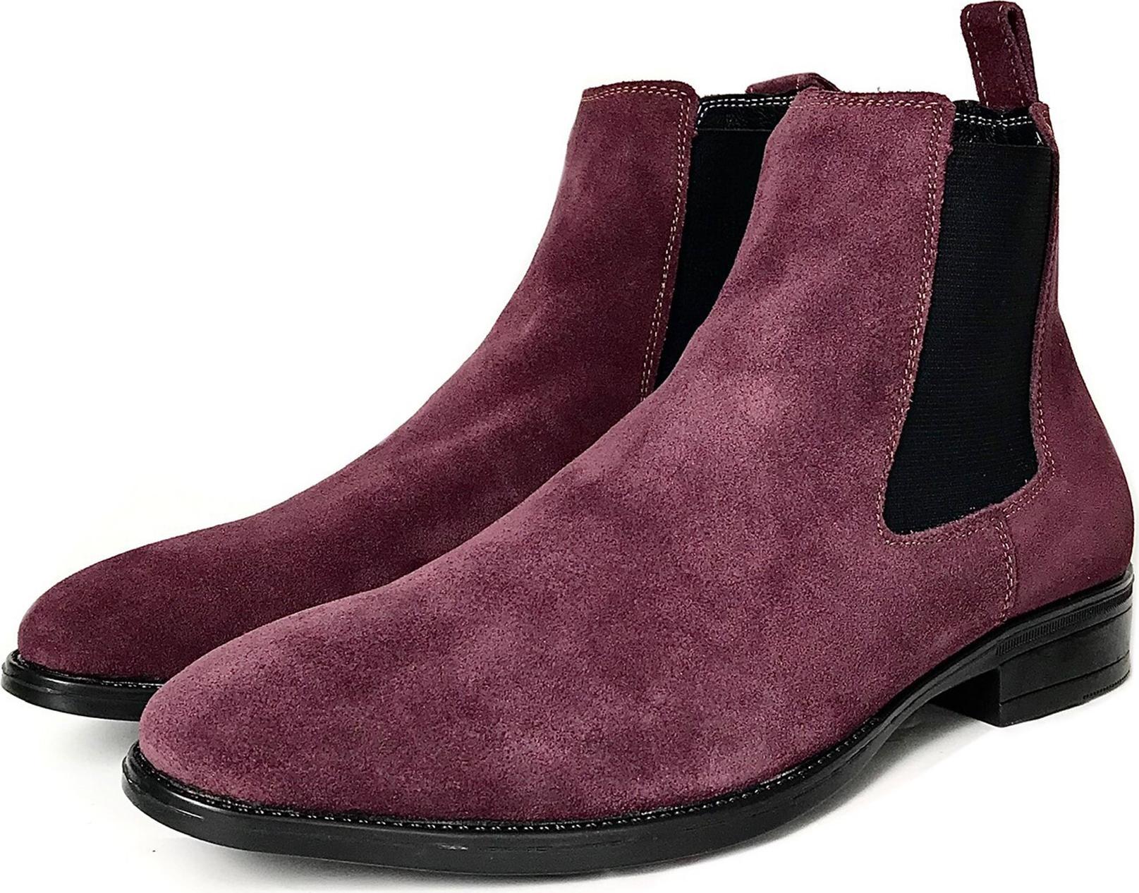 Giày Chelsea Boots Cổ Cao Da Bò Thật Nguyên Tấm Cao Cấp Tefoss HT350 Thời Trang 4 Màu Hot Trend Nhất Size 37 - 43