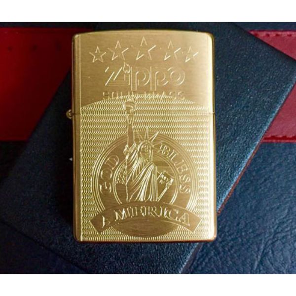 Bật Lửa Zippo khắc Nữ Thần Tự Do 02 – Zippo 204.NTTD02