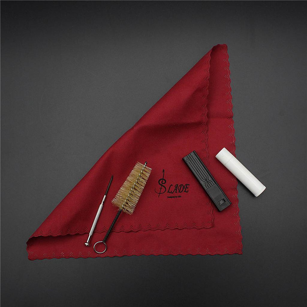 5-in-1 Cleaning Kit for Flute Clarinet Saxophone Woodwind Instruments