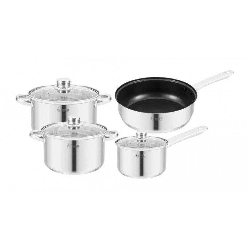 Bộ nồi inox 3 đáy Arber AN-04C hàng hàng chính hãng