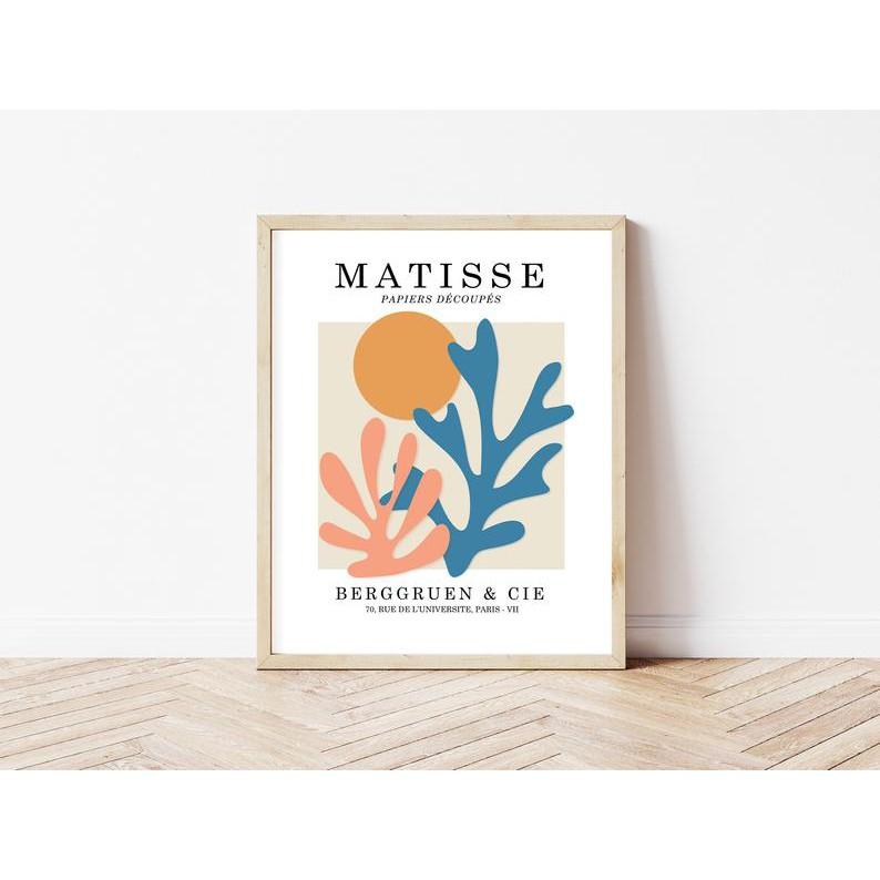 Tranh treo tường | Matisse Poster, Nghệ thuật tối giản hiện đại, Nghệ thuật trừu tượng