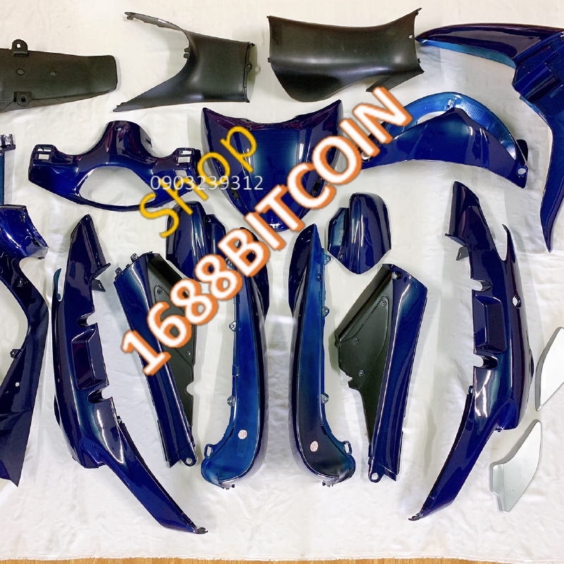 Dàn áo nhựa xe FUTURE 1 MÀU XANH TÍM -Future 2001 nhựa nguyên sinh ABS LOẠI ĐẸP
