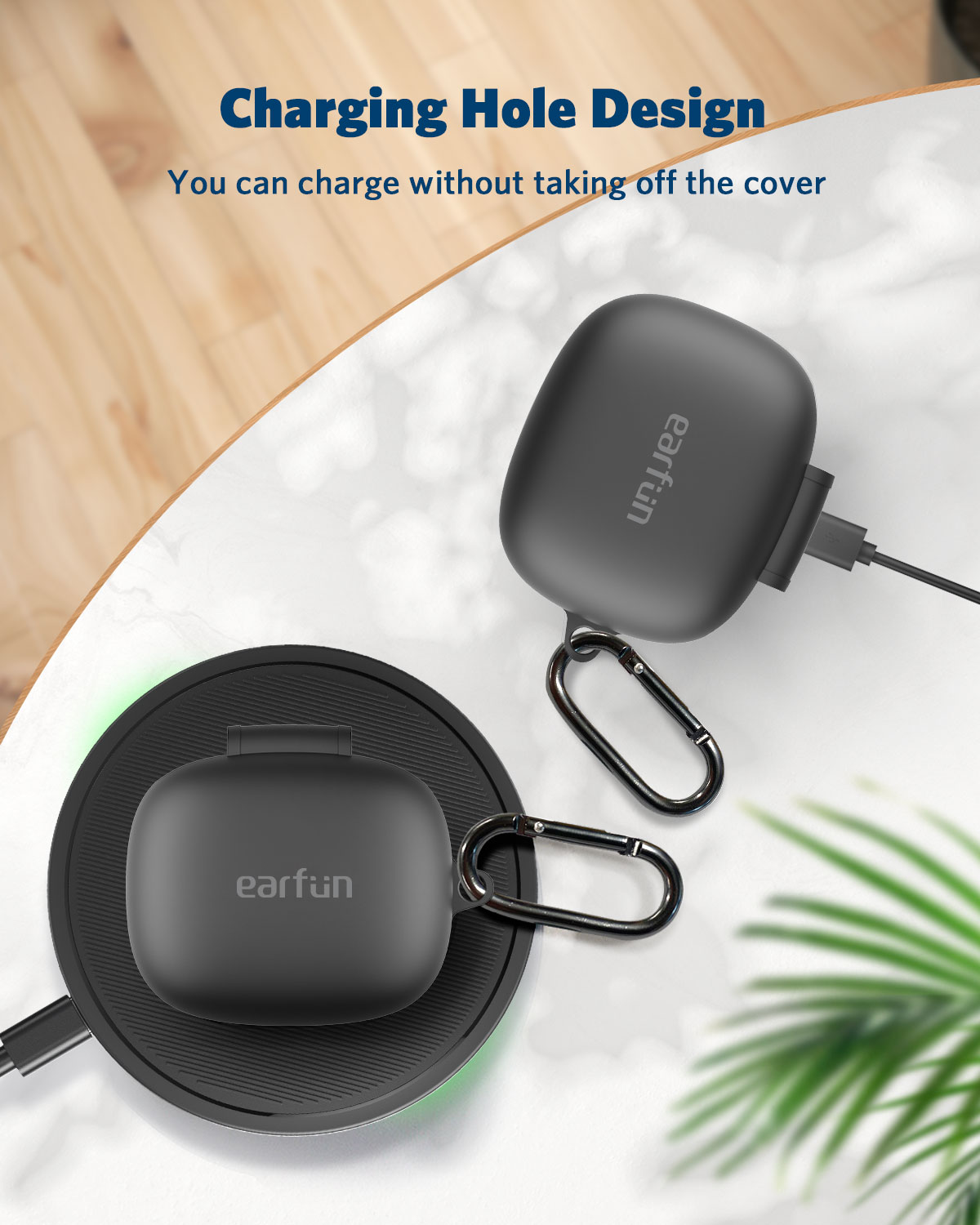 Ốp Case Dành Cho Tai Nghe Earfun Air Pro 3 - Hàng Chính Hãng