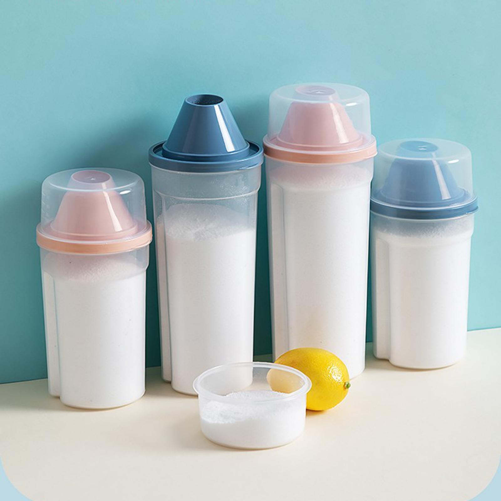 Airtight Food Storage Container with Lid Dispenser for Snacks Pantry Kitchen