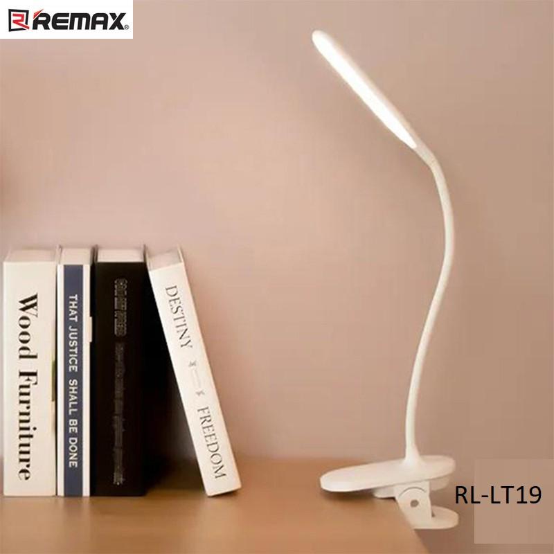 Đèn LED để bàn uốn dẻo tích hợp kẹp đa năng Remax RL-LT19