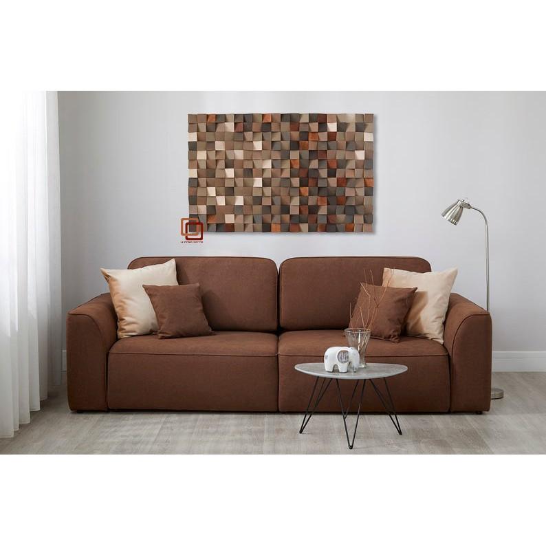 Tranh gỗ trang trí 3D tone NÂU ẤM ÁP -