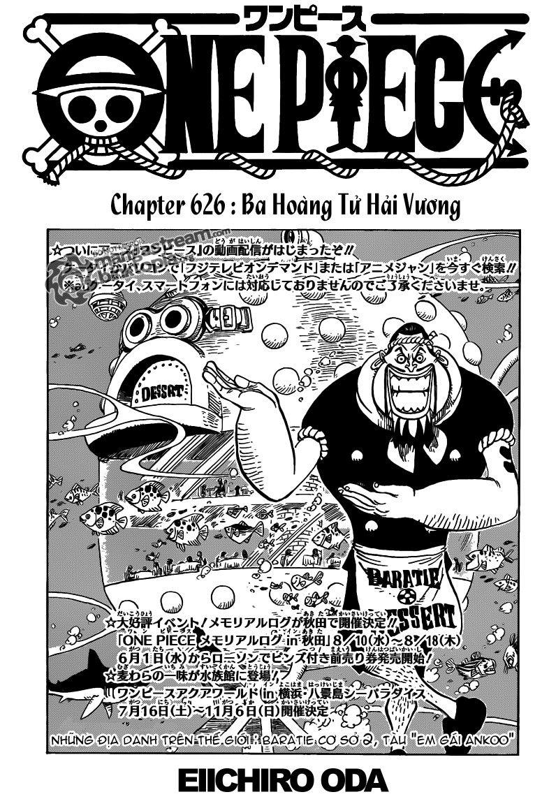 đảo hải tặc - one piece chapter 626 2
