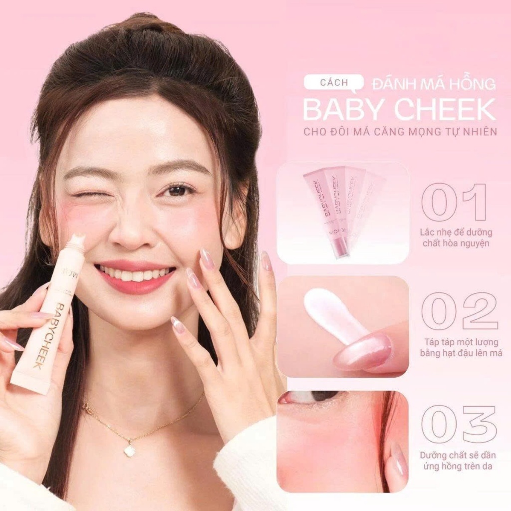 Má Hồng Sữa M.O.I Baby Cheek 14ml