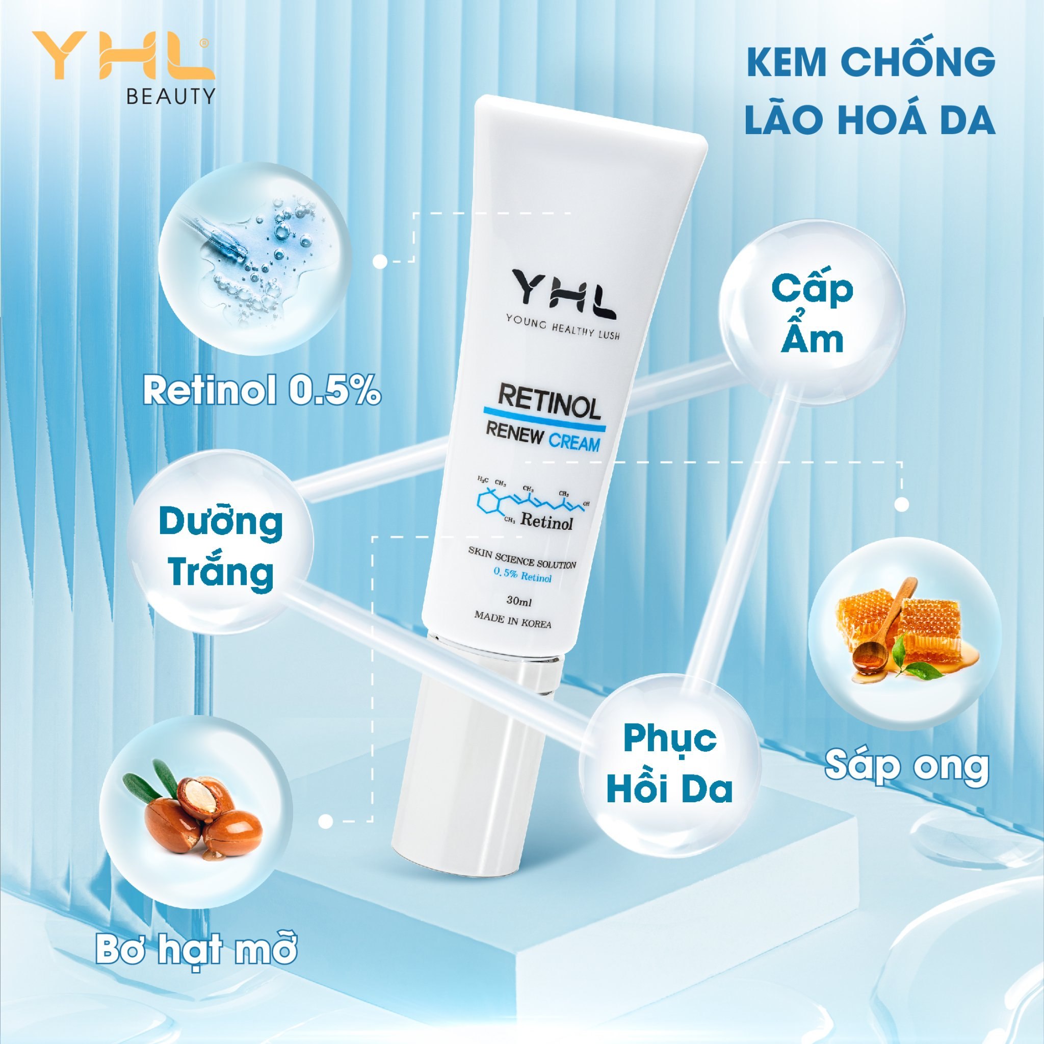 Kem đêm Retinol YHL Hàn Quốc