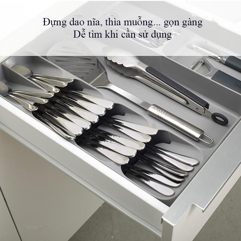 Khay chia đũa thìa, dao nĩa giữ gọn ngăn tủ nhà bếp