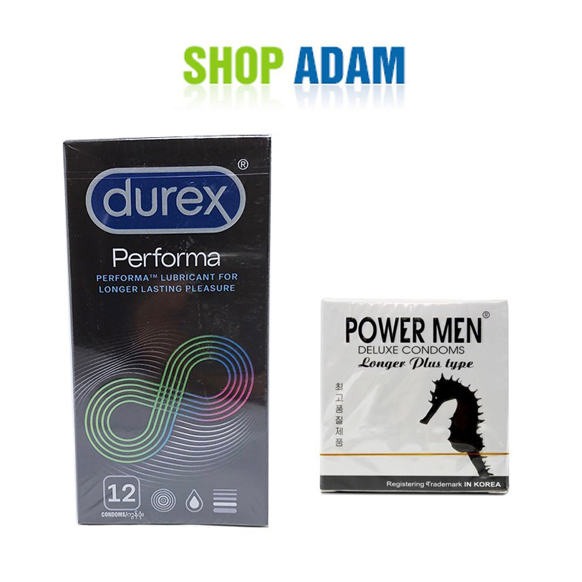 BCS Kéo Dài Thời Gian Cho Nam Durex Perfoma + Bao Cao Su Chống Xuất Tinh Sớm Tốt Nhất Nhất Power Men Longer Plus Type - Hàng Chính Hãng 100% - Che Tên Sản Phẩm