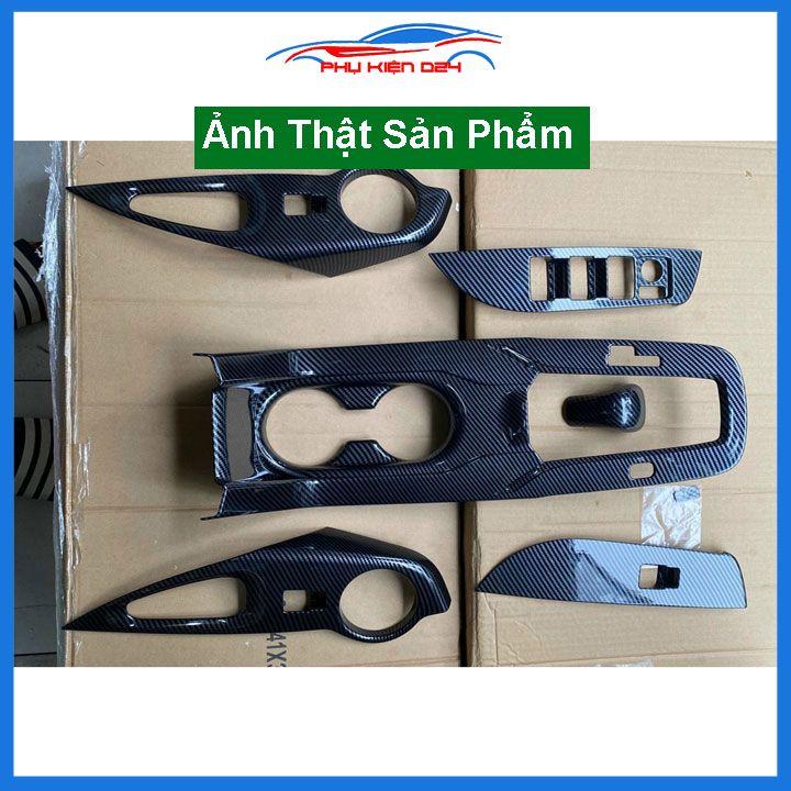 Ốp nội thất Cross 2020-2021-2022 vân Cacbon nhựa ABS bảo vệ chống trầy xước và làm đẹp xe