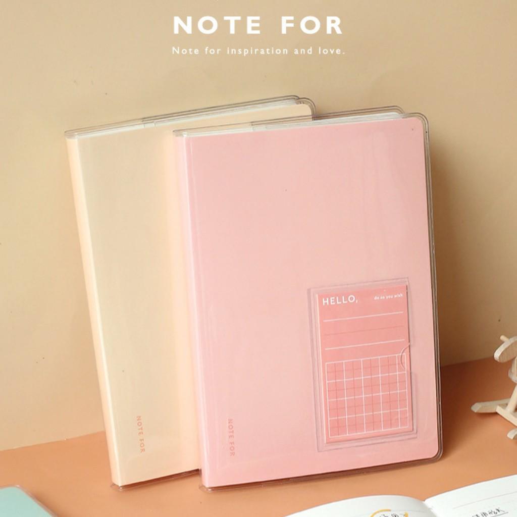 Sổ Tay Planner 160 Trang NOTE FOR Khổ A5 Màu Pastel