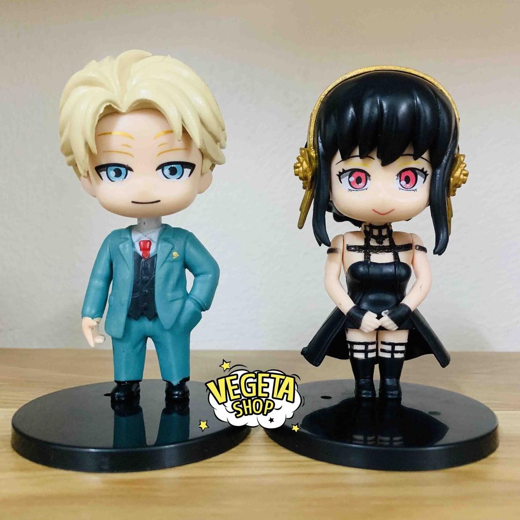 Mô hình Spy X Family Gia đình điệp viên Chibi Loid Forger Yor Forger Anya Forger Kimera Becky Blackbell - Cao 10~11cm