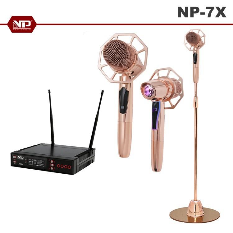 MICRO TÍCH HỢP ĐÈN CHUYỂN MÀU KÈM CHÂN ĐỨNG NP 7X CỰC SANG CHẢNH DÀNH CHO BAR CLUB VŨ TRƯỜNG KARAOKE