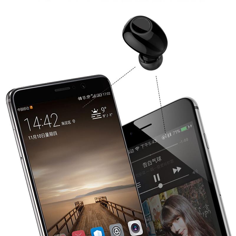 NVAHVA Không Dây Bluetooth 10 Giờ 40 Phút Thời Gian Nghe Nhạc, bluetooth Tai Nghe Nhét Tai Tai Nghe Rảnh Tay Cho iPhone Android Lái Xe