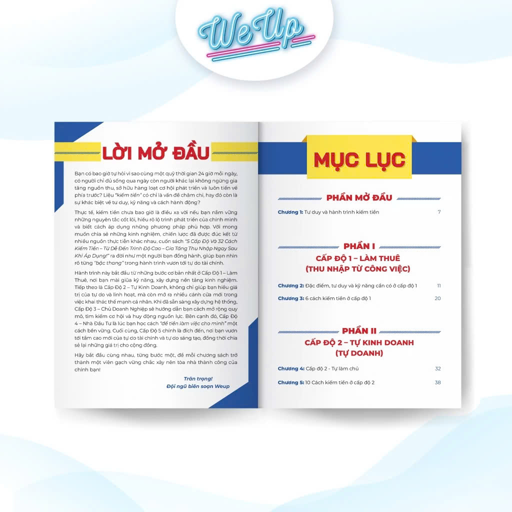 Combo 2 sách: Quản trị vận hành tính toán Lãi/Lỗ và 5 Cấp độ &amp; 32 cách kiếm tiền
