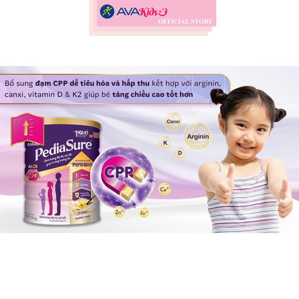 Sữa bột Abbott PediaSure BA hương vani 1.6 kg (1 - 10 tuổi)