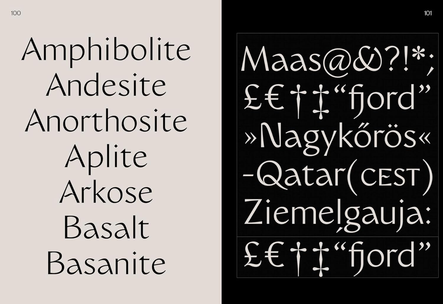 Sans In Use: A Collection Of Sans Serif Typefaces