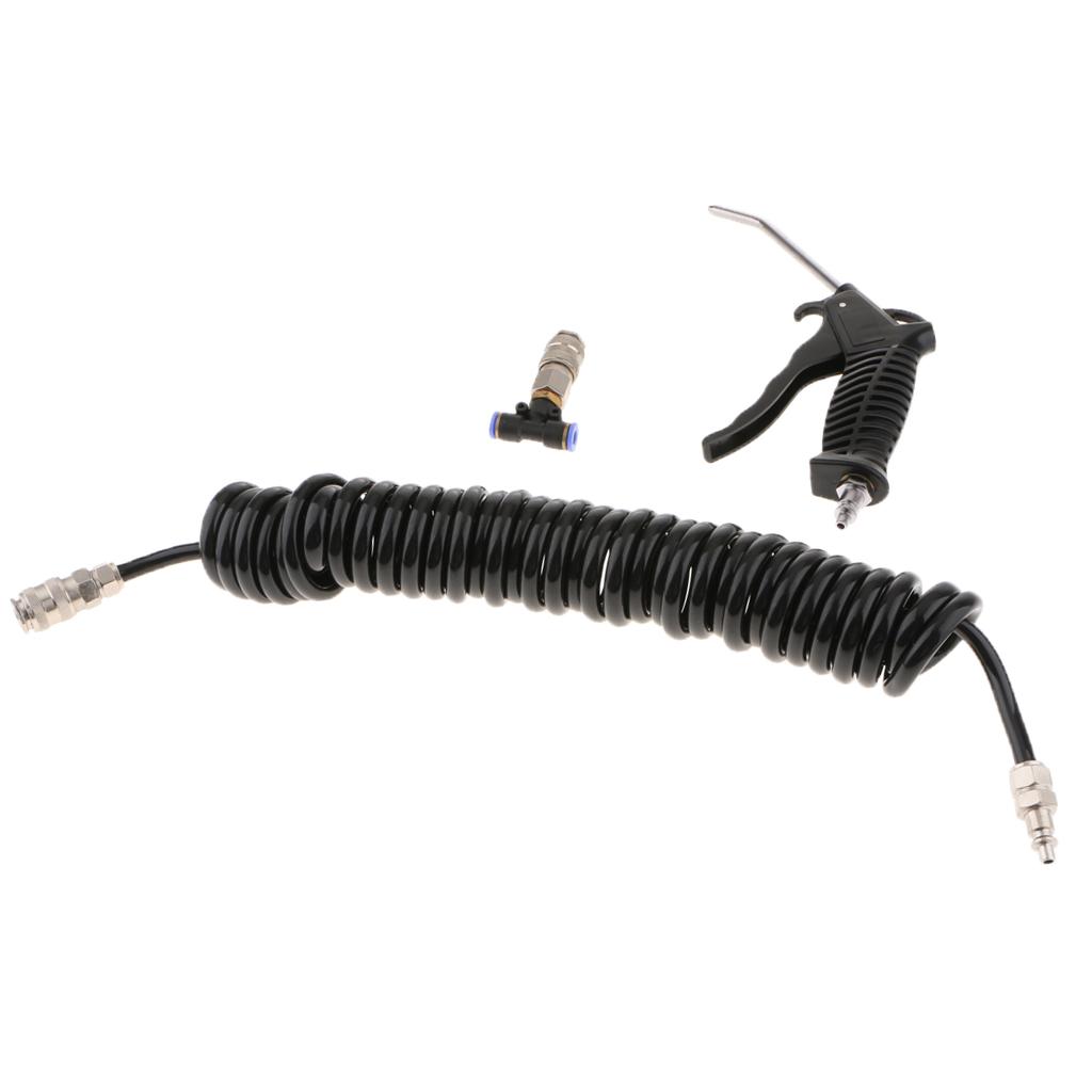 5 Meter Heavy Duty Air Duster Blow Gun Hose Nozzle Tool For Car Truck