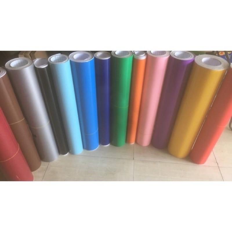 Decal khổ 60 màu trơn